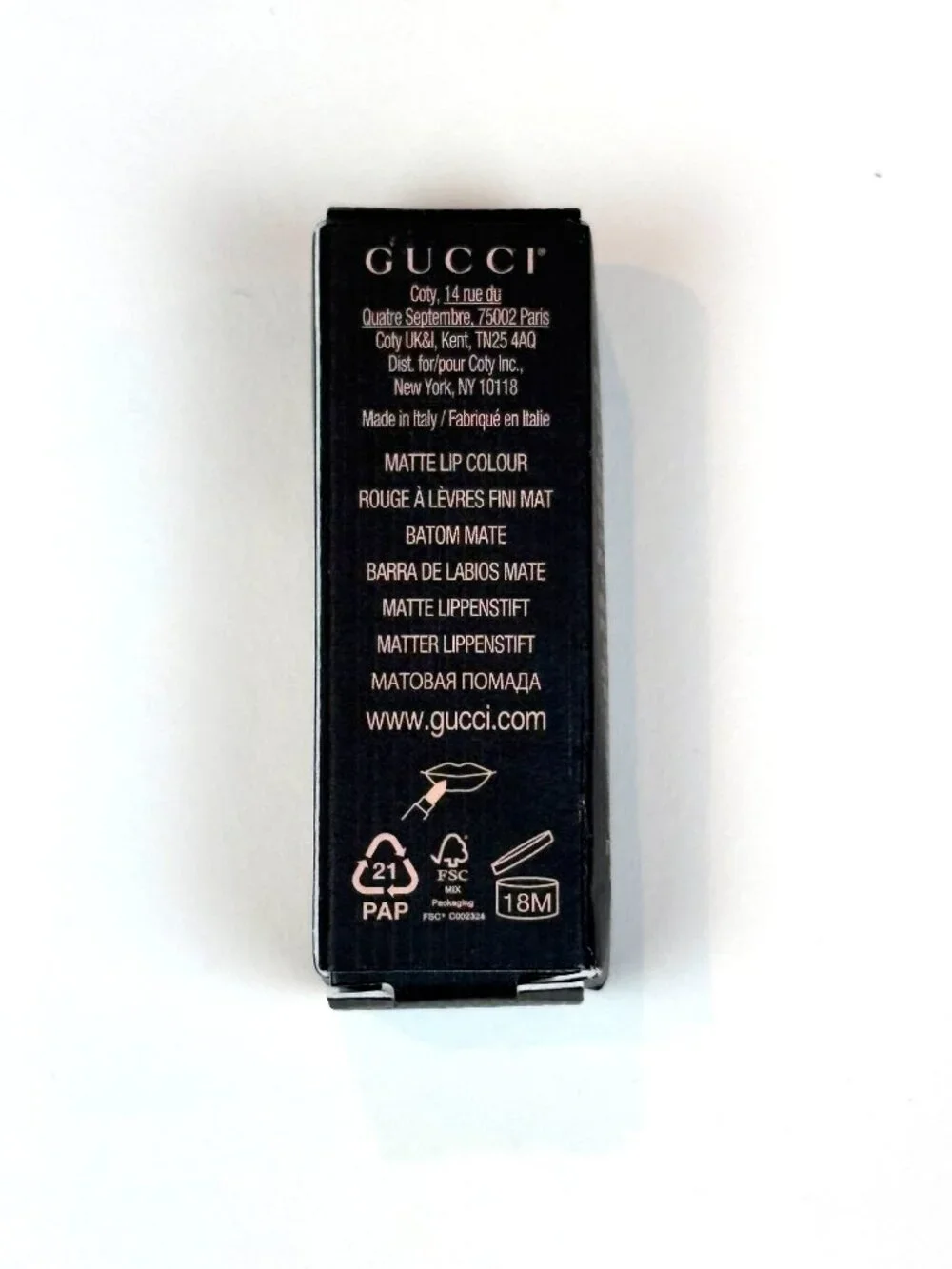 Gucci Velvet Matte Lipstick #25 Goldie Red (The Gucci Red Matte) Travel size New